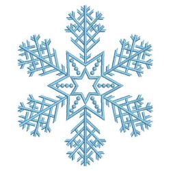 Blue Snowflake 09(Md) machine embroidery designs