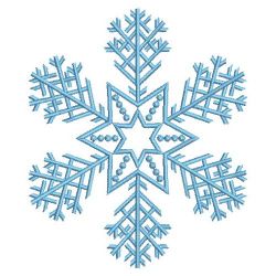 Blue Snowflake 09(Sm) machine embroidery designs