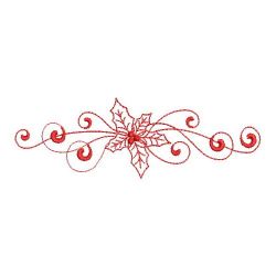 Curly Christmas Holly(Sm) machine embroidery designs