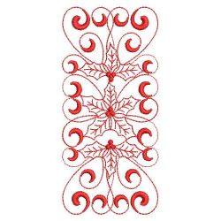 Curly Christmas Holly 08(Sm) machine embroidery designs