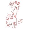 Redwork Autumn Animal 2 03(Sm)