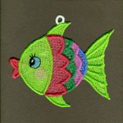 FSL Colorful Fish 03 machine embroidery designs