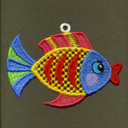 FSL Colorful Fish 06 machine embroidery designs