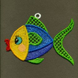 FSL Colorful Fish 07 machine embroidery designs