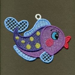 FSL Colorful Fish 10 machine embroidery designs