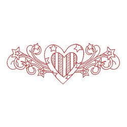 Redwork Patriotic Corners 10(Lg) machine embroidery designs