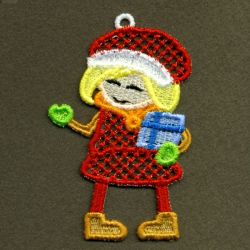 FSL Christmas Girls 2 10 machine embroidery designs