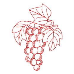 Redwork Fruit machine embroidery designs