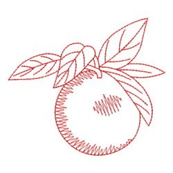 Redwork Fruit 03 machine embroidery designs