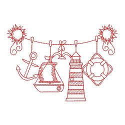 Redwork Clothesline 16(Sm) machine embroidery designs