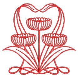 Art Nouveau Redwork 1 03(Sm) machine embroidery designs