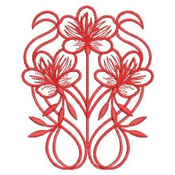 Art Nouveau Redwork 1 04(Lg) machine embroidery designs