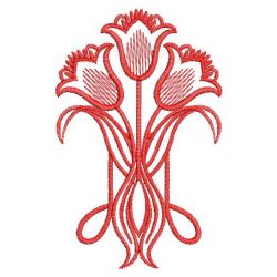 Art Nouveau Redwork 1 07(Sm) machine embroidery designs