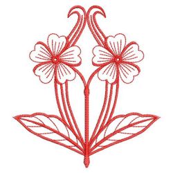 Art Nouveau Redwork 1 08(Md) machine embroidery designs