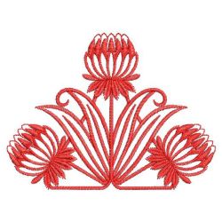 Art Nouveau Redwork 1 10(Md)