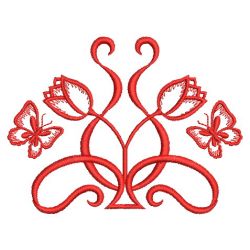 Art Nouveau Redwork 3 02(Sm)