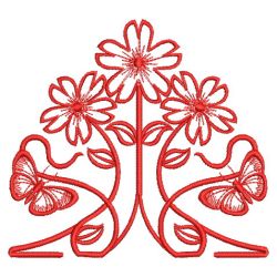 Art Nouveau Redwork 3 04(Lg) machine embroidery designs