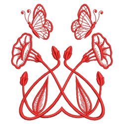 Art Nouveau Redwork 3 06(Sm) machine embroidery designs