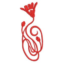 Art Nouveau Redwork 4 07(Lg) machine embroidery designs