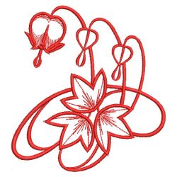 Art Nouveau Redwork 4 10(Lg) machine embroidery designs