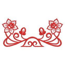 Art Nouveau Redwork 5(Lg) machine embroidery designs