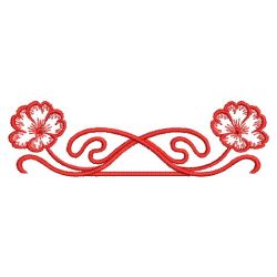 Art Nouveau Redwork 5 04(Lg)