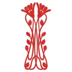 Art Nouveau Redwork 6 04(Lg)