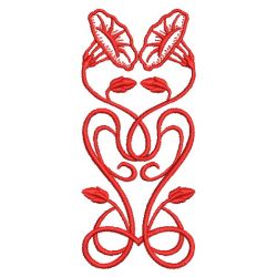 Art Nouveau Redwork 6 06(Sm) machine embroidery designs