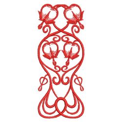 Art Nouveau Redwork 6 07(Lg)