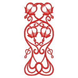 Art Nouveau Redwork 6 07(Sm)