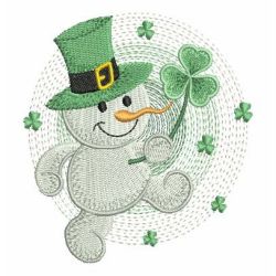 Holiday Snowman 03 machine embroidery designs