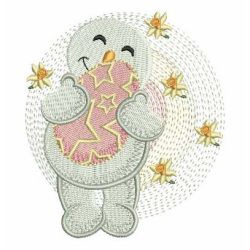 Holiday Snowman 04 machine embroidery designs