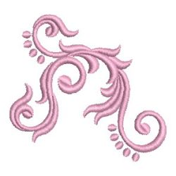 Redwork Curly Deco 1 10 machine embroidery designs