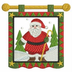 Christmas Wall Hanging 06 machine embroidery designs