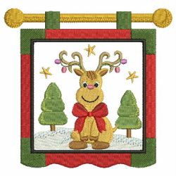 Christmas Wall Hanging 09 machine embroidery designs