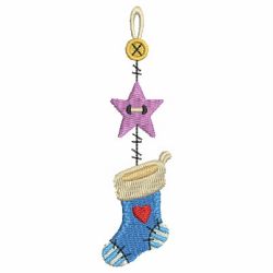 Patchwork Christmas Hanger 02 machine embroidery designs