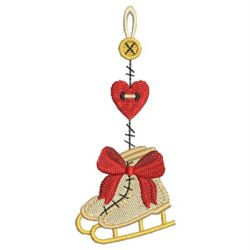 Patchwork Christmas Hanger 04 machine embroidery designs
