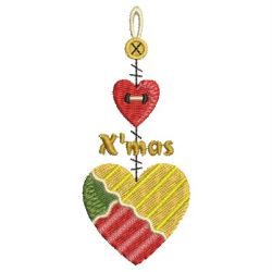 Patchwork Christmas Hanger 07