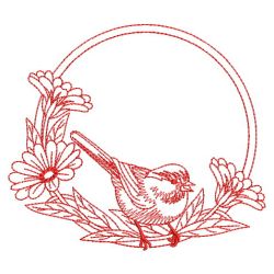 Redwork Birds 2 01(Sm) machine embroidery designs