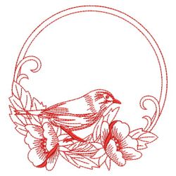 Redwork Birds 2 04(Lg) machine embroidery designs