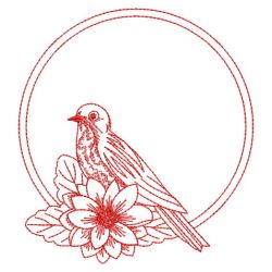 Redwork Birds 2 08(Md) machine embroidery designs