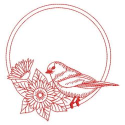 Redwork Birds 2 09(Md) machine embroidery designs