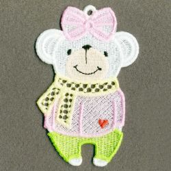 FSL White Bear 02 machine embroidery designs