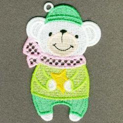 FSL White Bear 04 machine embroidery designs