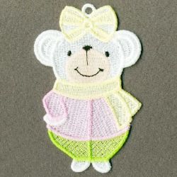 FSL White Bear 07 machine embroidery designs