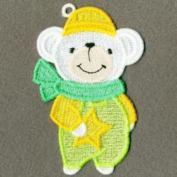 FSL White Bear 10 machine embroidery designs