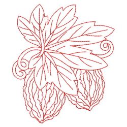 Redwork Vegetable(Sm) machine embroidery designs