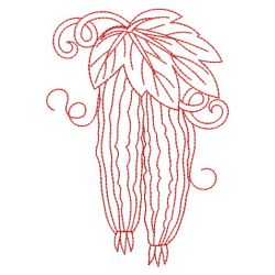 Redwork Vegetable 02(Md) machine embroidery designs