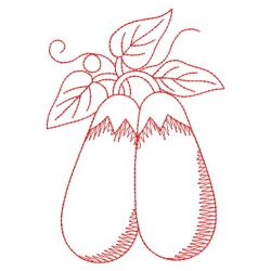 Redwork Vegetable 05(Lg) machine embroidery designs