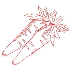 Redwork Vegetable 06(Sm) machine embroidery designs